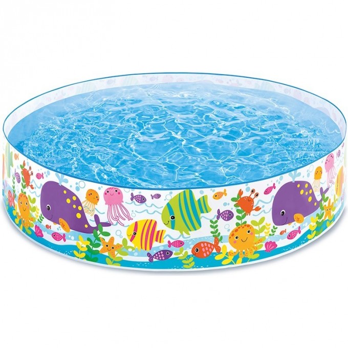 Бассейн INTEX «ОКЕАН» , 183 х 38 см, жёсткий борт от 3 лет 56452
