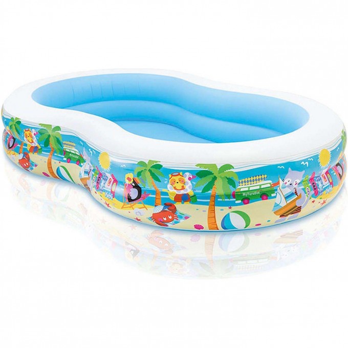 Бассейн надувной INTEX «ЛАГУНА» , 262 х 160 х 46 см, от 3 лет 56490