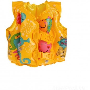 Жилет надувной INTEX 59661 «Рыбки», 41х30 см, 3-5 лет Жилет надувной INTEX 59661 «Рыбки», 41х30 см, 3-5 лет