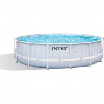 Каркасный бассейн INTEX CHEVRON PRISM FRAME 488х122см 19156л фильтр 5678л\ч лестница тент Каркасный бассейн INTEX CHEVRON PRISM FRAME 488х122см 19156л фильтр 5678л\ч лестница тент