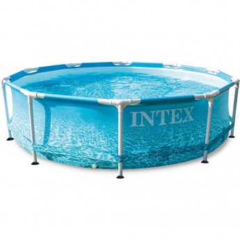 Каркасный бассейн INTEX METAL FRAME BEACHSIDE 28208 305х76см, 4485л, фильтр-насос 1250л/ч Каркасный бассейн INTEX METAL FRAME BEACHSIDE 28208 305х76см, 4485л, фильтр-насос 1250л/ч
