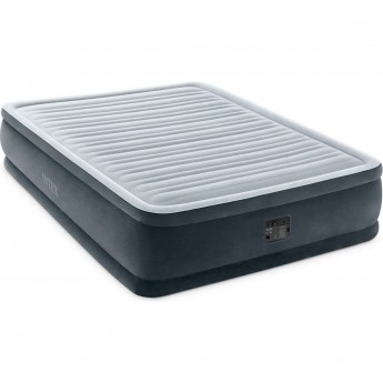 Надувная кровать INTEX COMFORT-PLUSH 64414 152х203х46см, встроенный насос 220V Надувная кровать INTEX COMFORT-PLUSH 64414 152х203х46см, встроенный насос 220V