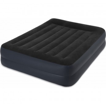 Надувная кровать INTEX PILLOW REST RAISED BED 64124 152х203х42см с подголовником, встроенный насос 220V Надувная кровать INTEX PILLOW REST RAISED BED 64124 152х203х42см с подголовником, встроенный насос 220V
