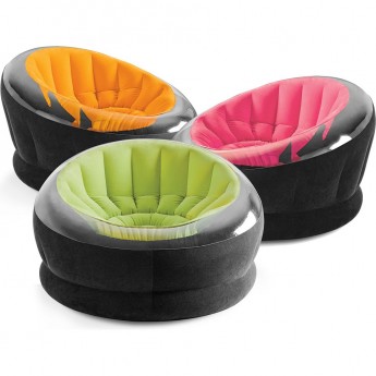 Надувное кресло INTEX 68582 Empire 112х109х69см 3 цвета Надувное кресло INTEX 68582 Empire 112х109х69см 3 цвета