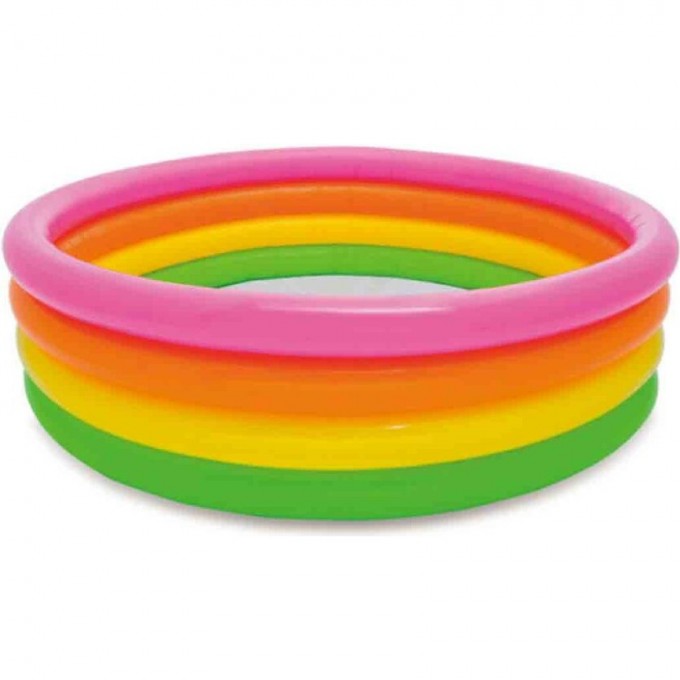 Надувной бассейн INTEX "РАДУГА" 168 х 46 см от 6 лет 56441