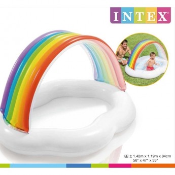 Надувной бассейн INTEX «РАДУГА» 57141 Надувной бассейн INTEX «РАДУГА» 57141