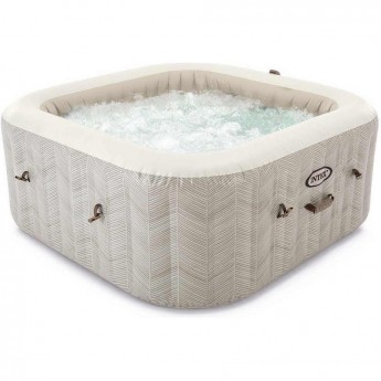 СПА-бассейн INTEX "CHEVRON DELUXE" 28446 175х71см 795л, квадратный аэромассаж СПА-бассейн INTEX "CHEVRON DELUXE" 28446 175х71см 795л, квадратный аэромассаж